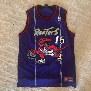 Authentic New Vince Carter Toronto Raptors Retro Vintage Jersey size 46 Large